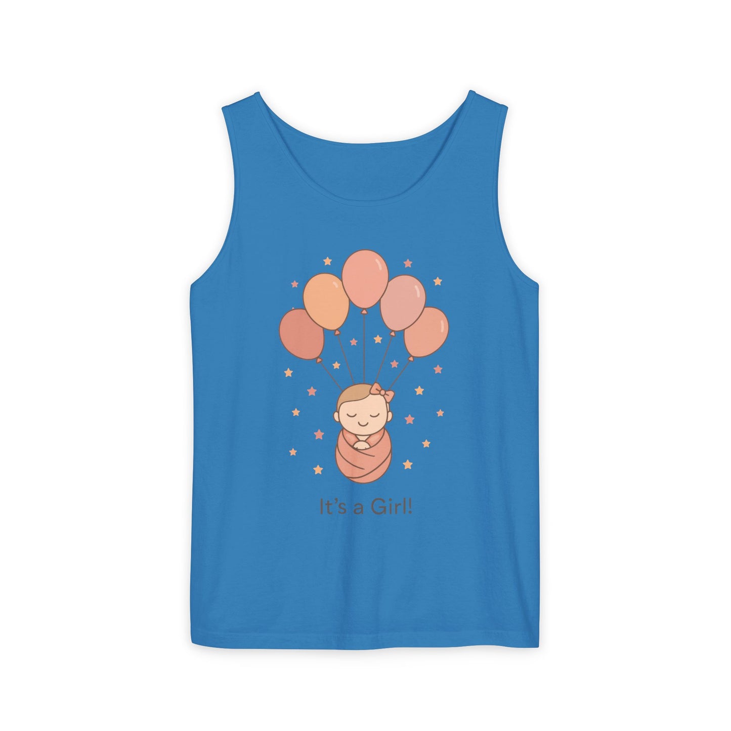 It's a Girl! Baby Shower Tank Top, Baby Girl Pregnancy Announcement Shirt, Gender Reveal Mom To Be Gift, Expecting Baby Shower Top