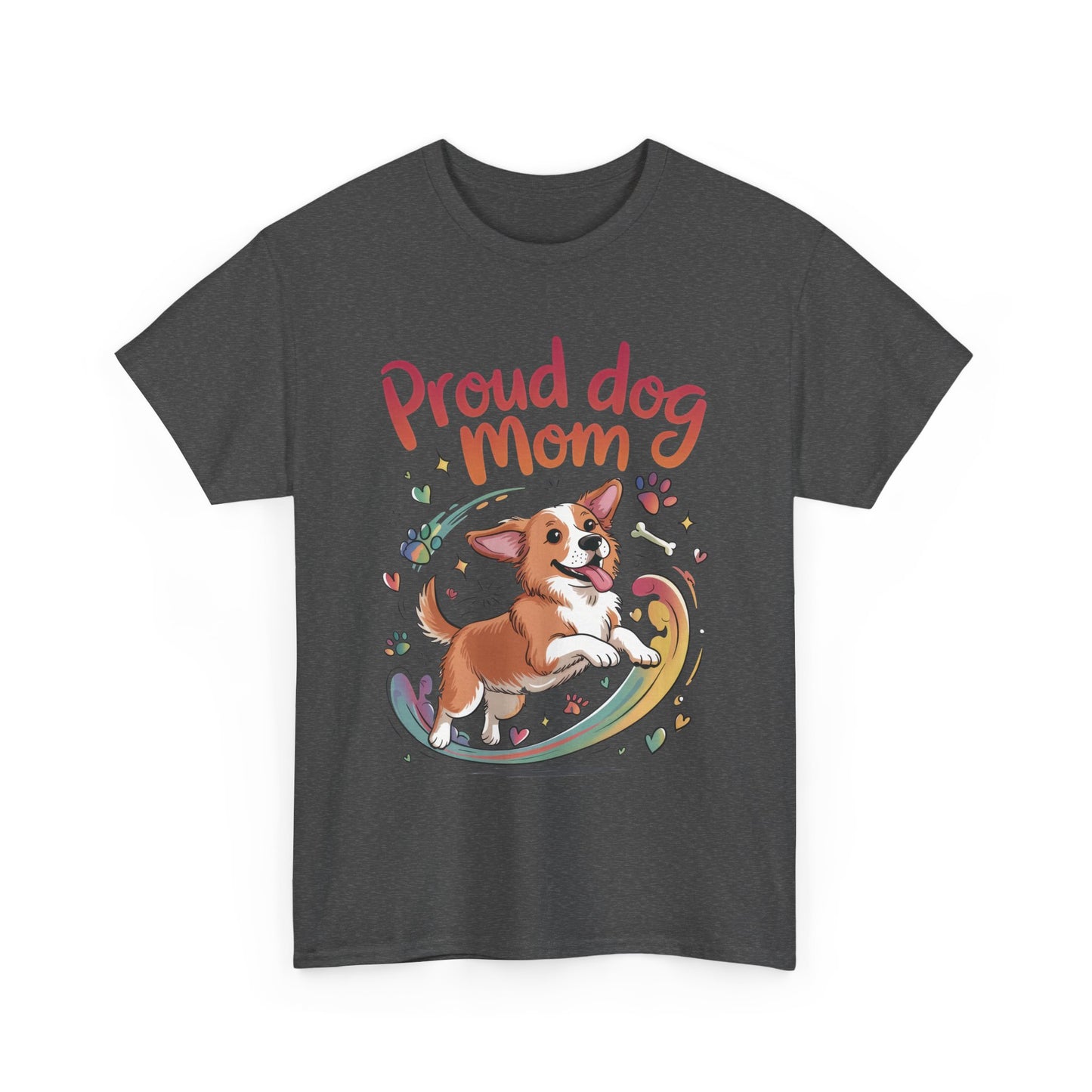 Proud Dog Mom Tee, Cute Pet Lover Shirt, Animal Lover Gift, Dog Mom T-Shirt, Funny Dog Apparel, Gift for Pet Owners, T-Shirt for Pet Moms