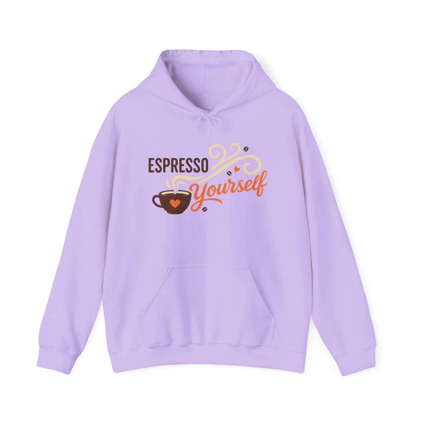Espresso Yourself Coffee Hoodie, Funny Womens Barista Gift, Cozy Cafe Sweatshirt