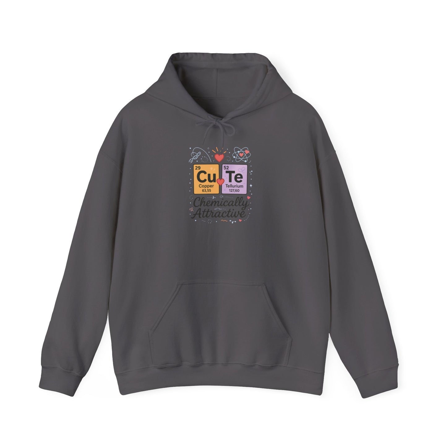 Cute Chemistry Hoodie for Women, CuTe Periodic Table Sweatshirt, Chemically Attractive Science Gift for Her, Great for Birthdays & Holidays