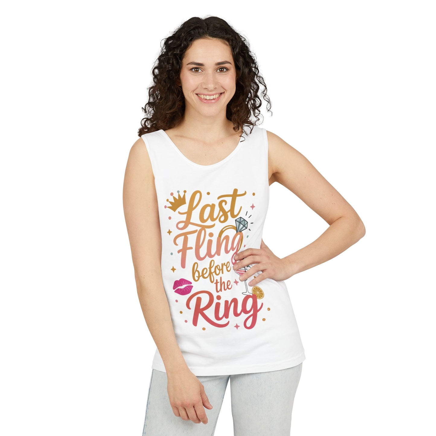 Last Fling Before the Ring T-Shirt, Bachelorette Party Tee, Bridesmaid Wedding Tee, Hen Party Shirts, Bridal Shower, Bridesmaids Gift