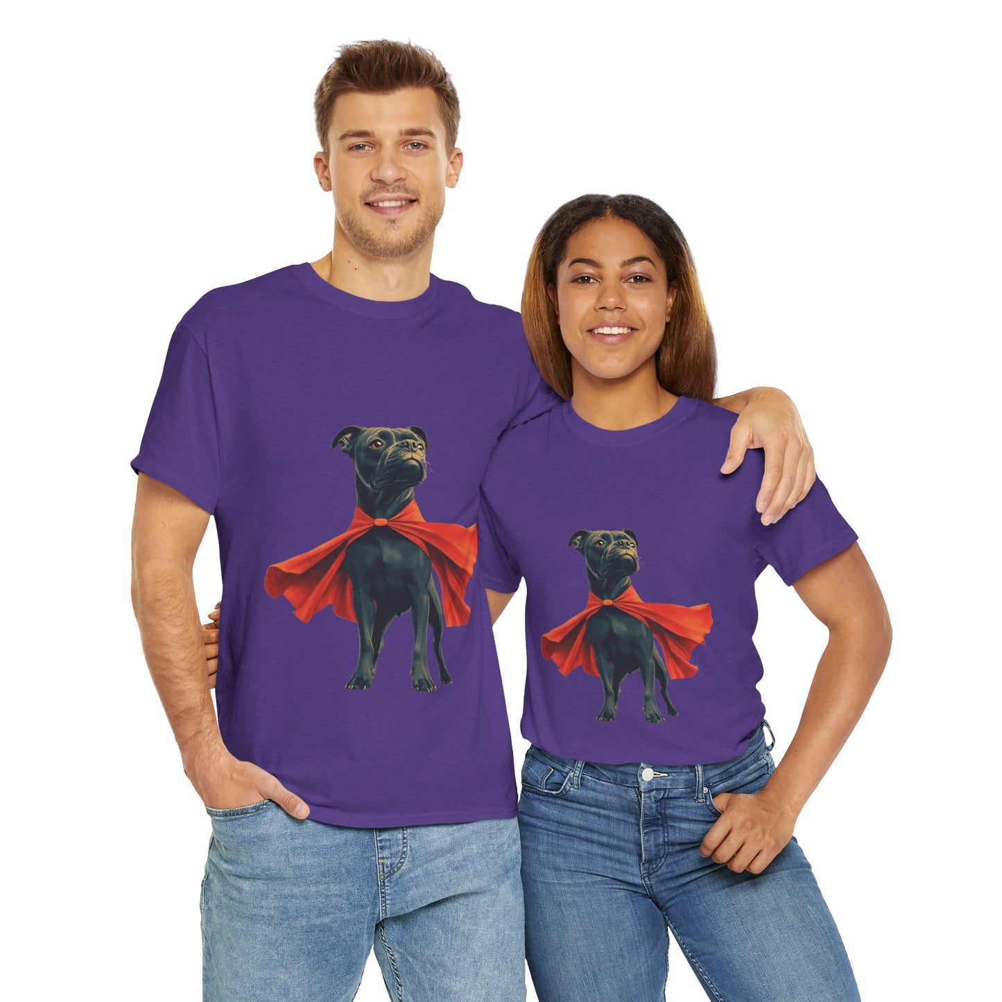 Superhero Dog Tee - Playful Pet Shirt, Gift for Dog Lovers, Fun Casual Wear, Perfect for Birthdays