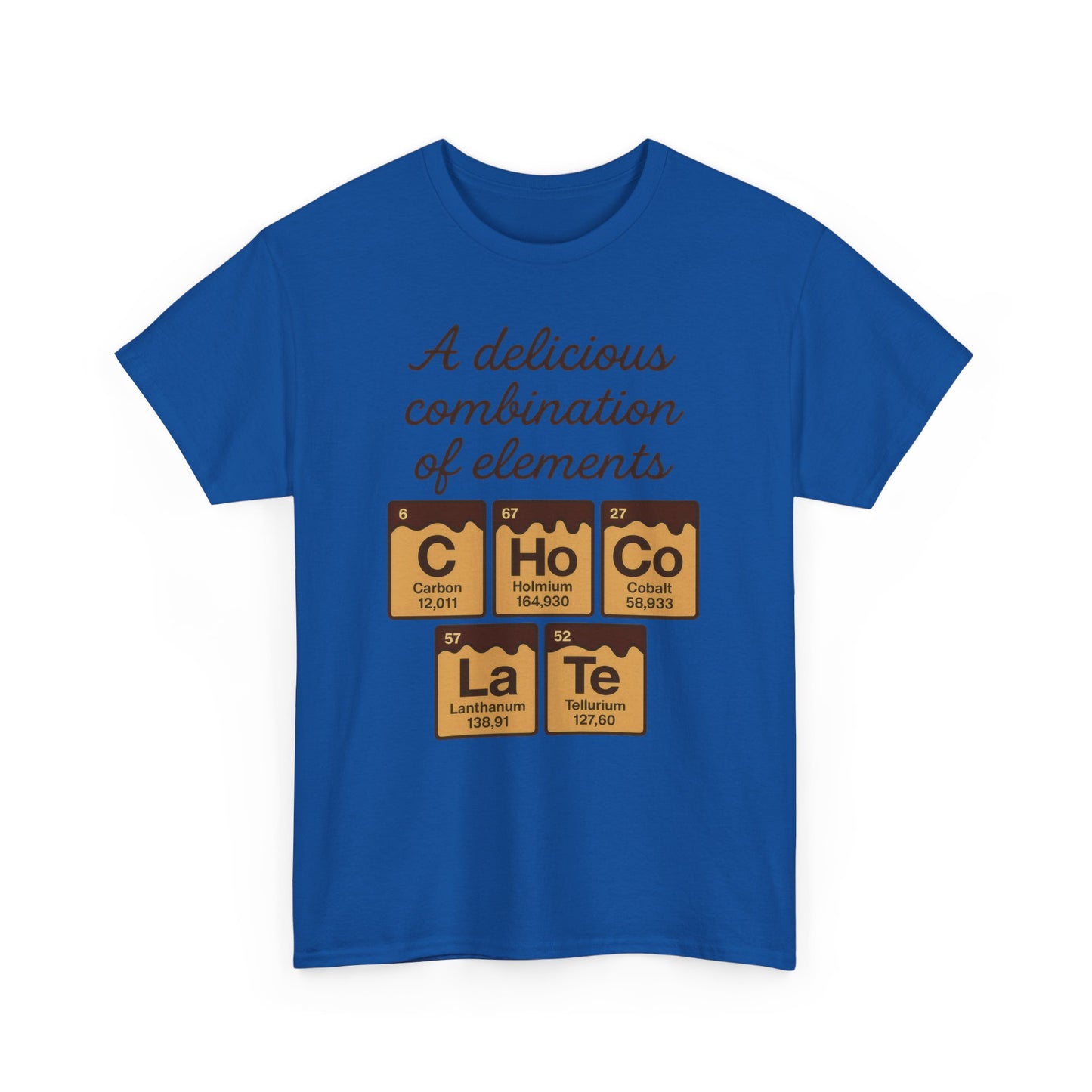 Funny Womens Chocolate T-Shirt, Element Shirt, Sweet Science Gift for Her, Science Humor Shirt, Geeky Gift, Chemistry Inspired Tee