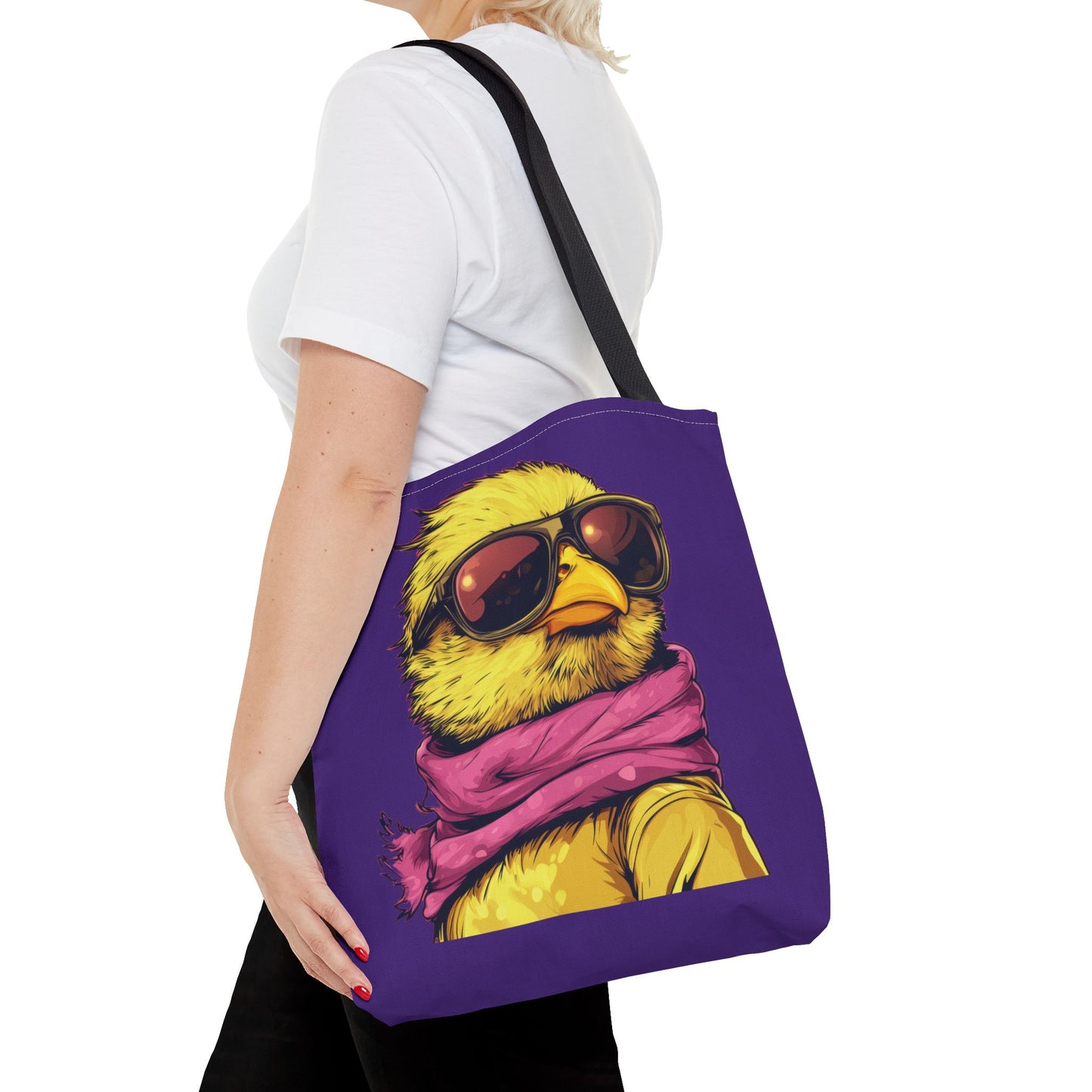 Chic Bird Tote Bag, Trendy Shopping Tote, Eco-friendly Bag, Gift for Animal Lovers, Summer Accessory, Beach Weekender Bag, Large Canvas Bag