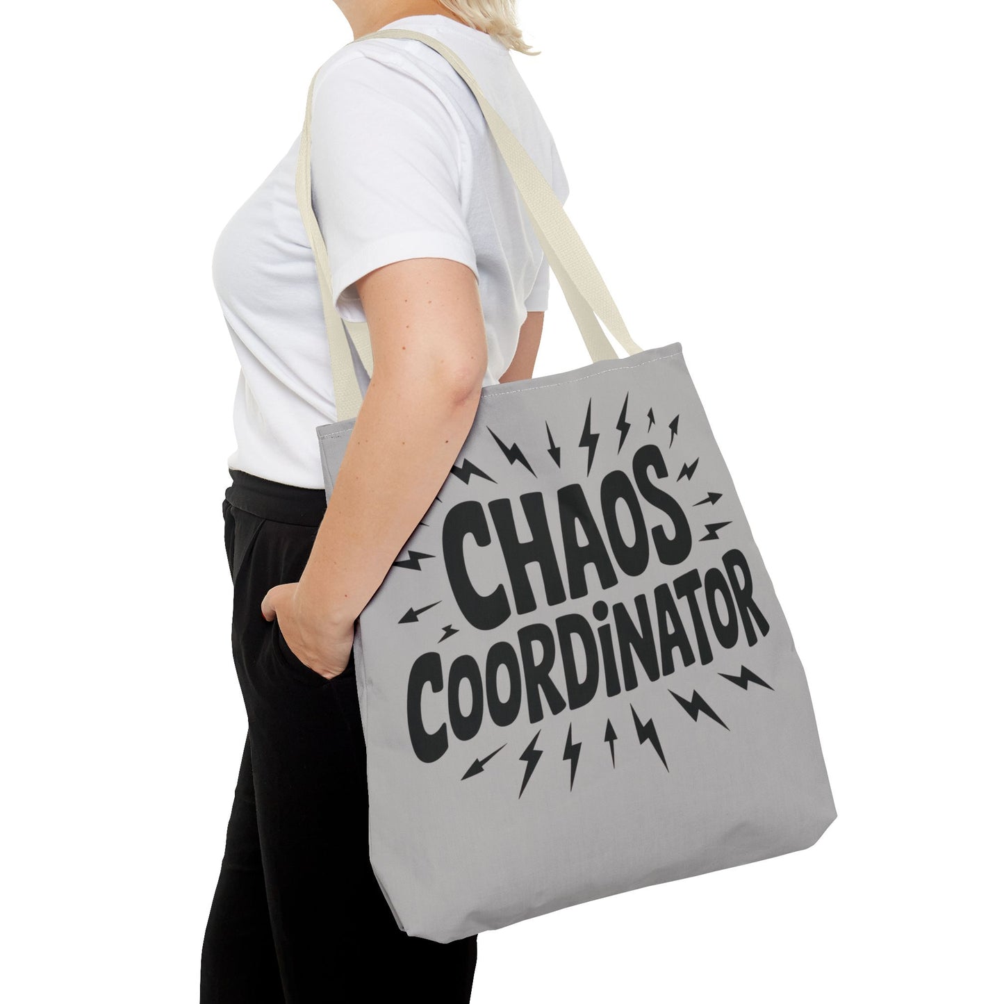 Chaos Coordinator Tote Bag, Fun Carryall for Busy Moms, Students, or Event Planners, Perfect Gift, Beach Weekender Bag, Large Tote Bag