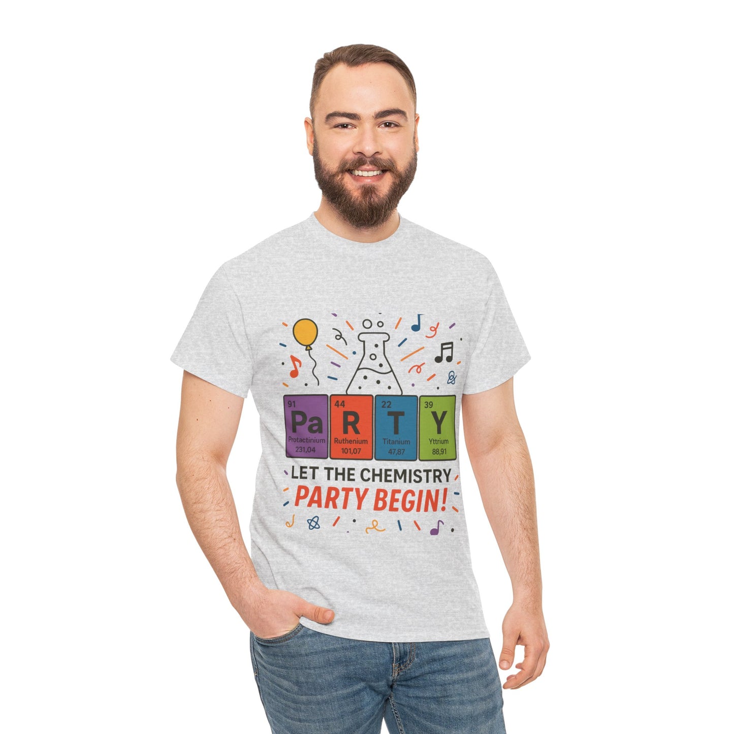 Funny Chemistry Party T-Shirt, Periodic Table PaRTY Tee, Unisex Science Humor Shirt, Gift for Chemistry Teacher,Science Tee, Nerdy Pun Shirt