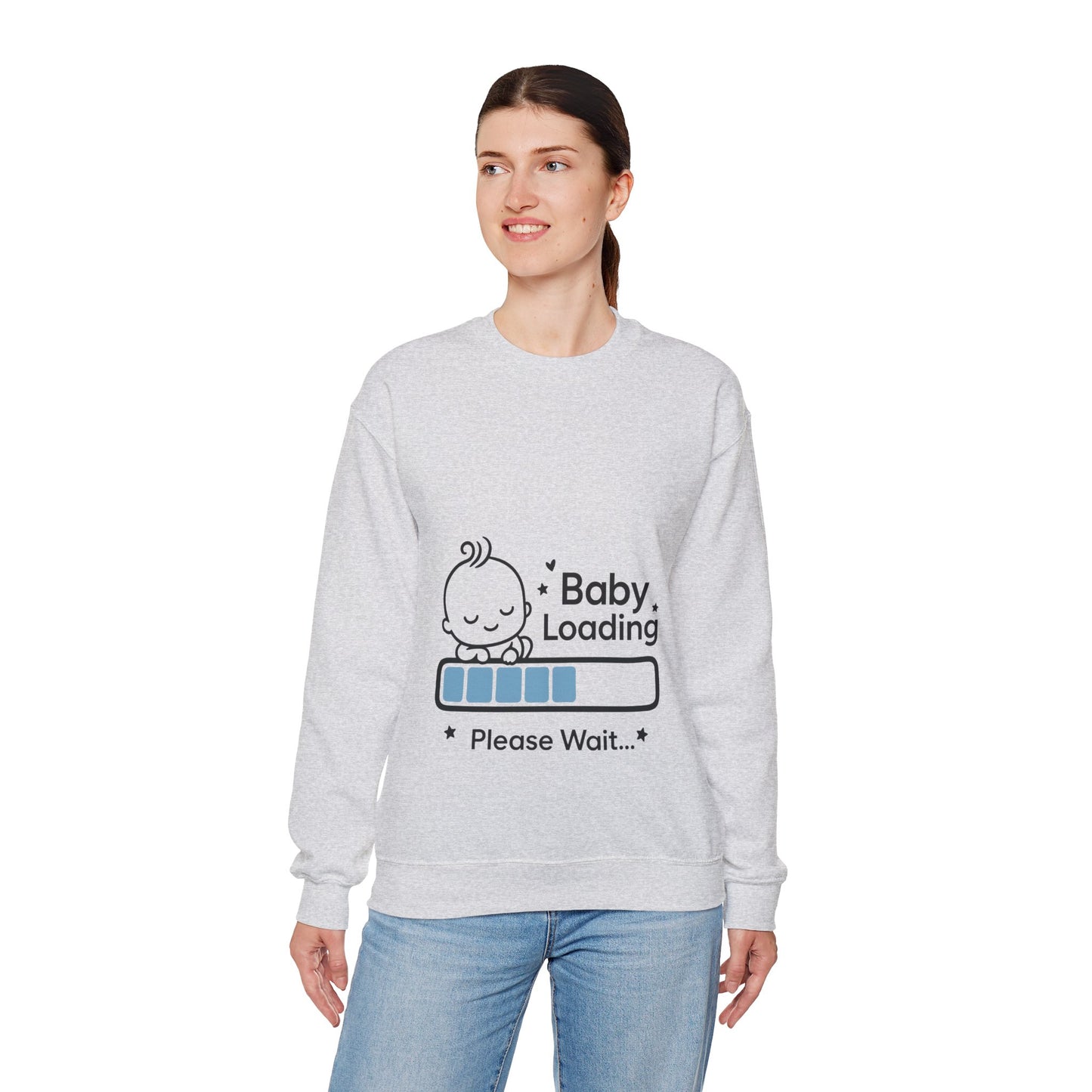 Baby Loading Maternity Sweatshirt, Pregnancy Announcement Shirt, Mom To Be Gift, Expecting Baby Gift, Pregnancy Reveal Top, Baby Shower Gift