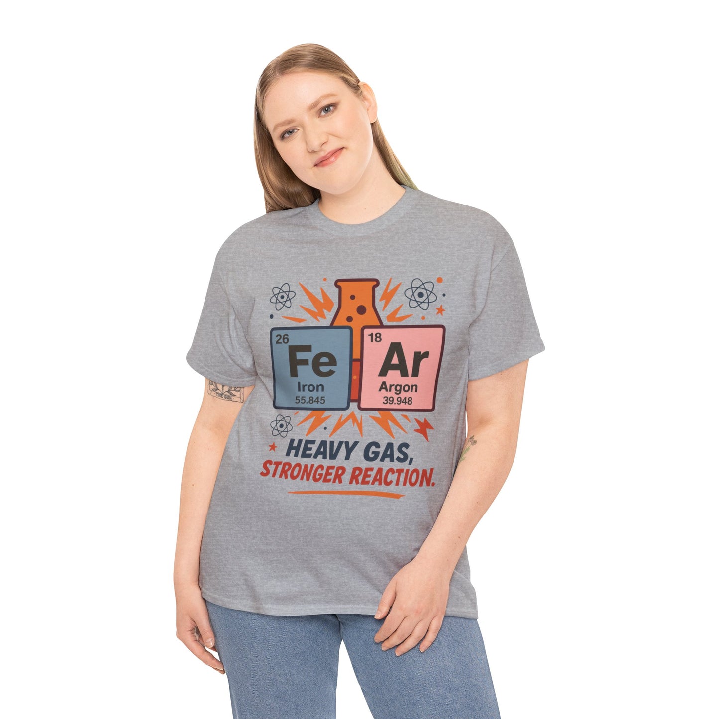 Funny Womens Science T-Shirt, FeAr Element Shirt, Chemistry Tee, Gift for Chemistry Lovers, Elements Table Humorous