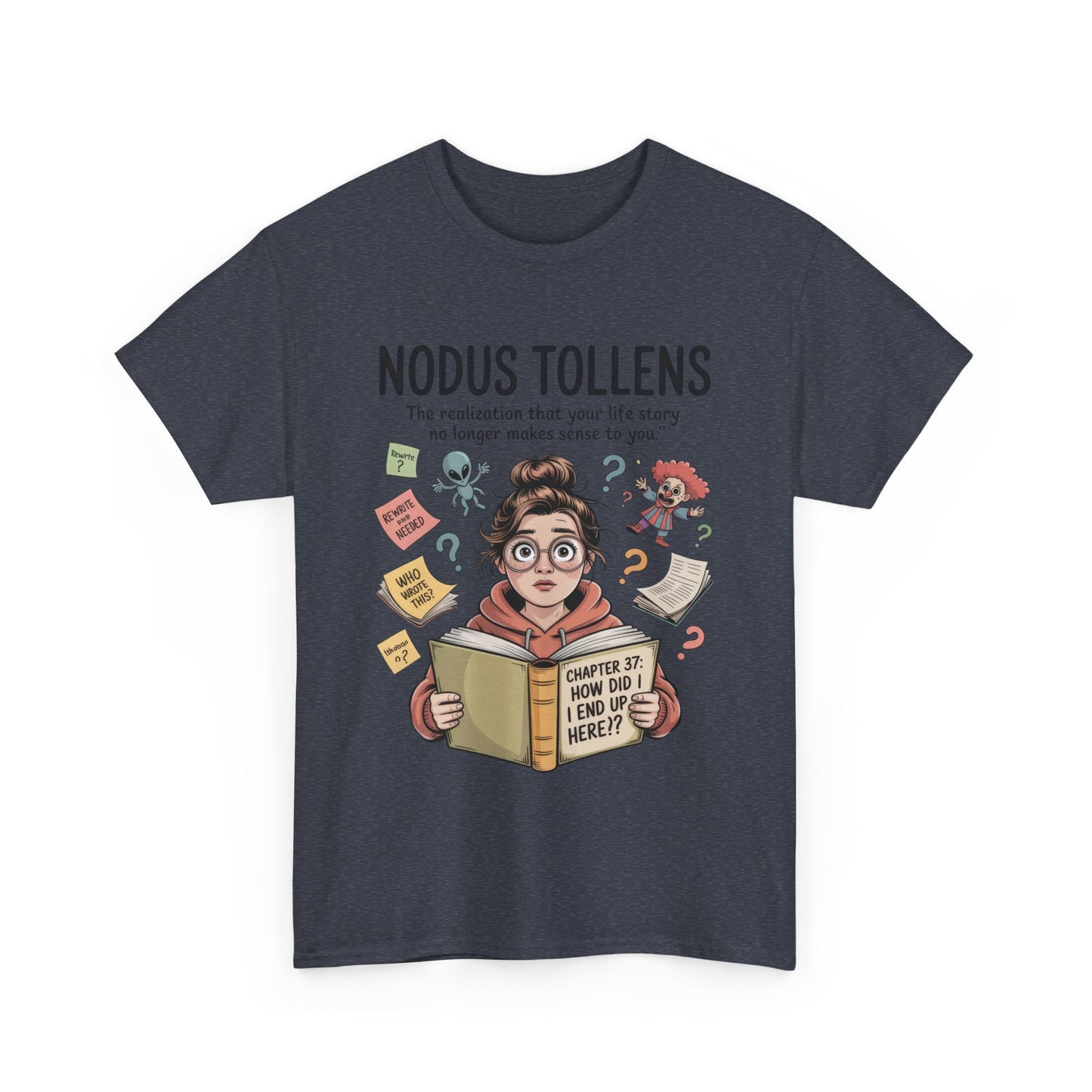 Nodus Tollens Tee, Women's Heavy Cotton Shirt, Latin Words, Moods & Modes, Self-Awareness, Personal Development