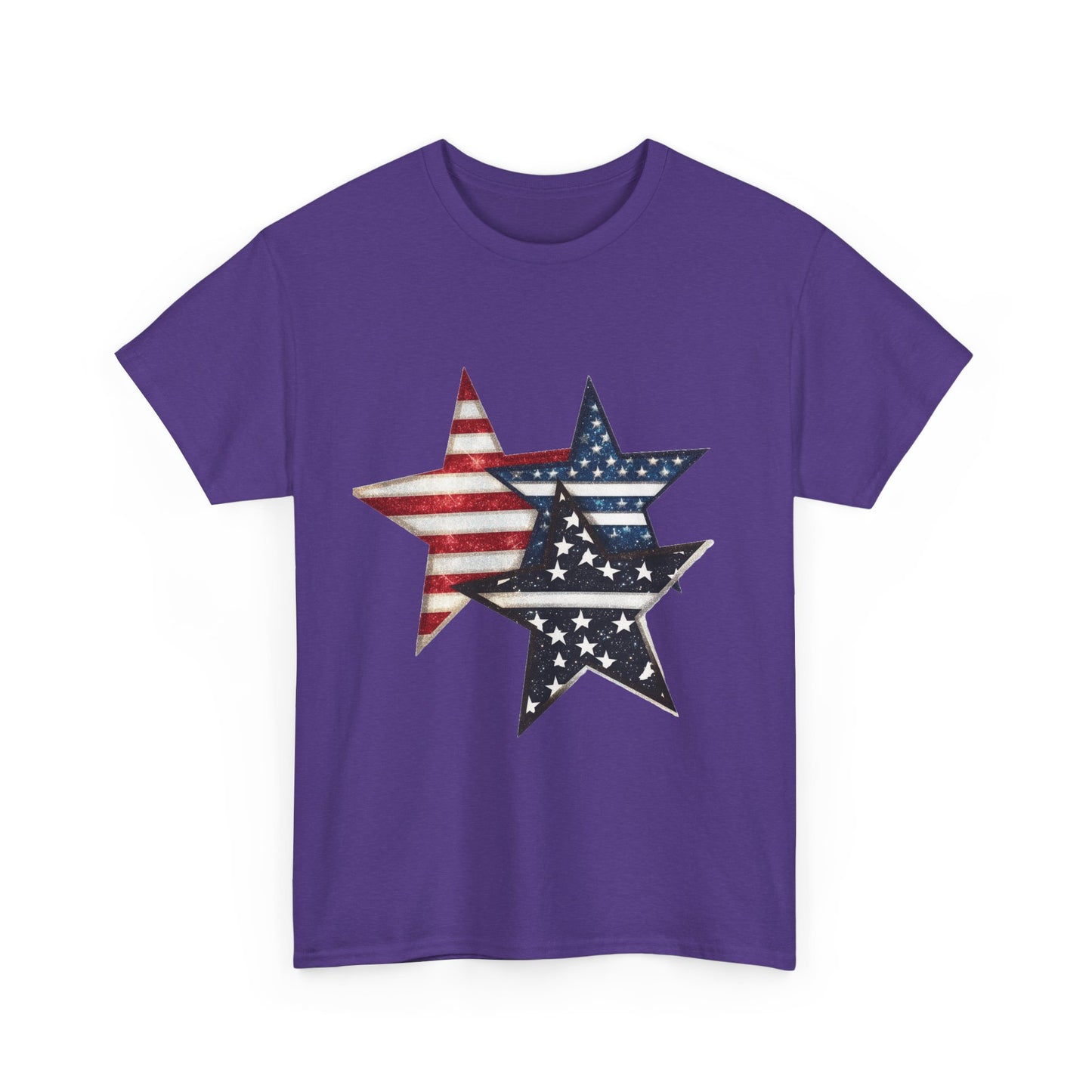 Patriotic Star Unisex Tee, USA Pride T-Shirt, Independence Day Outfit, All-American Style Shirt, Gift for Veterans, 4th of July Celebration