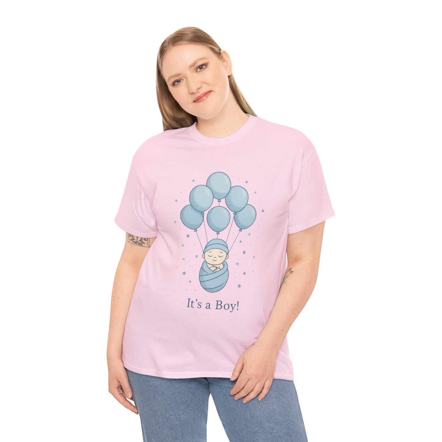 Its a Boy Maternity T-Shirt, Baby Boy Pregnancy Announcement Shirt, Gender Reveal Mom To Be Gift, Expecting Baby Shower Tee