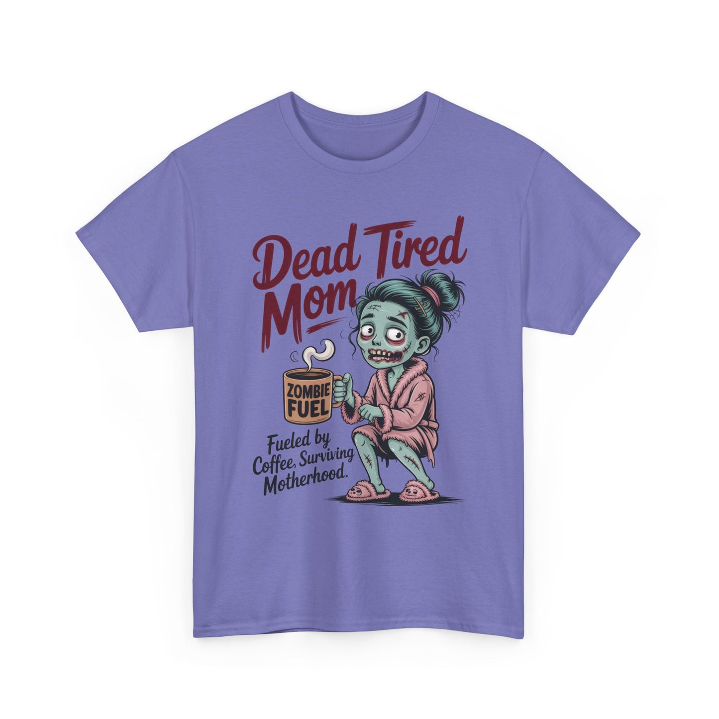 Dead Tired Mom Shirt, Funny Zombie Coffee Women's Tee, Motherhood Survival Tee, Tired Mom Gift, Zombie Mom Shirt