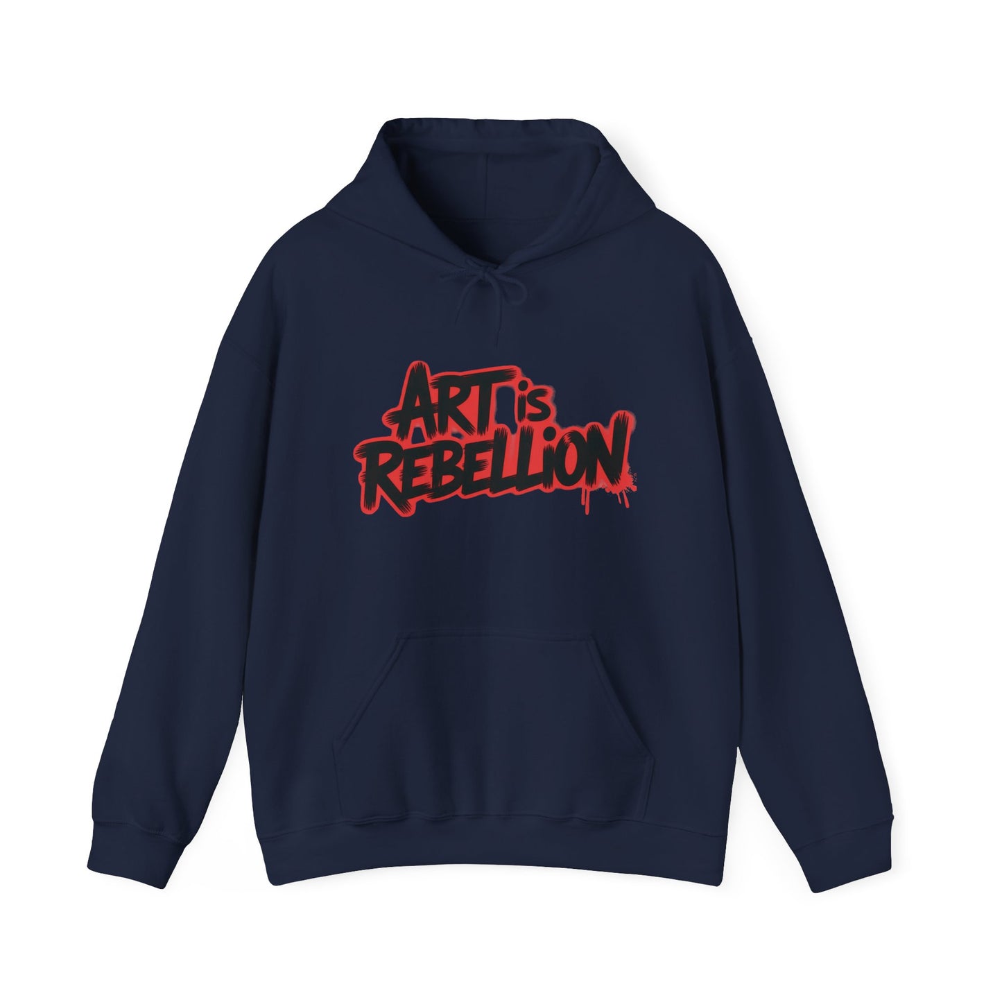 Men's Heavy Blend™ Hooded Sweatshirt, Art Is Rebellion Men's Hoodie, Graffiti Street Art Pullover, Urban Rebellion Hoodie for Skaters