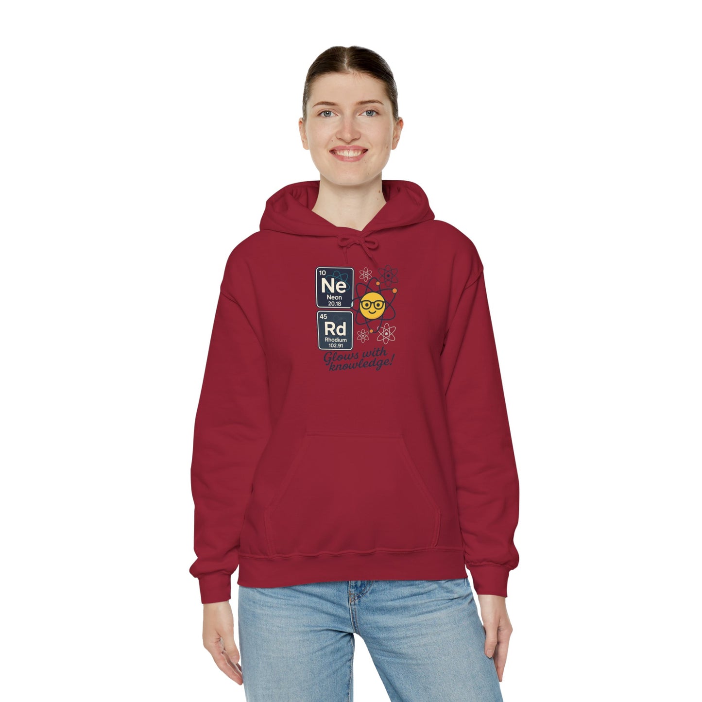 Nerd Hoodie for Women, Science Sweatshirt, Periodic Table Hoodie, STEM Gift for Her, Geek Gift, Science Lover Gift, College Student Clothing