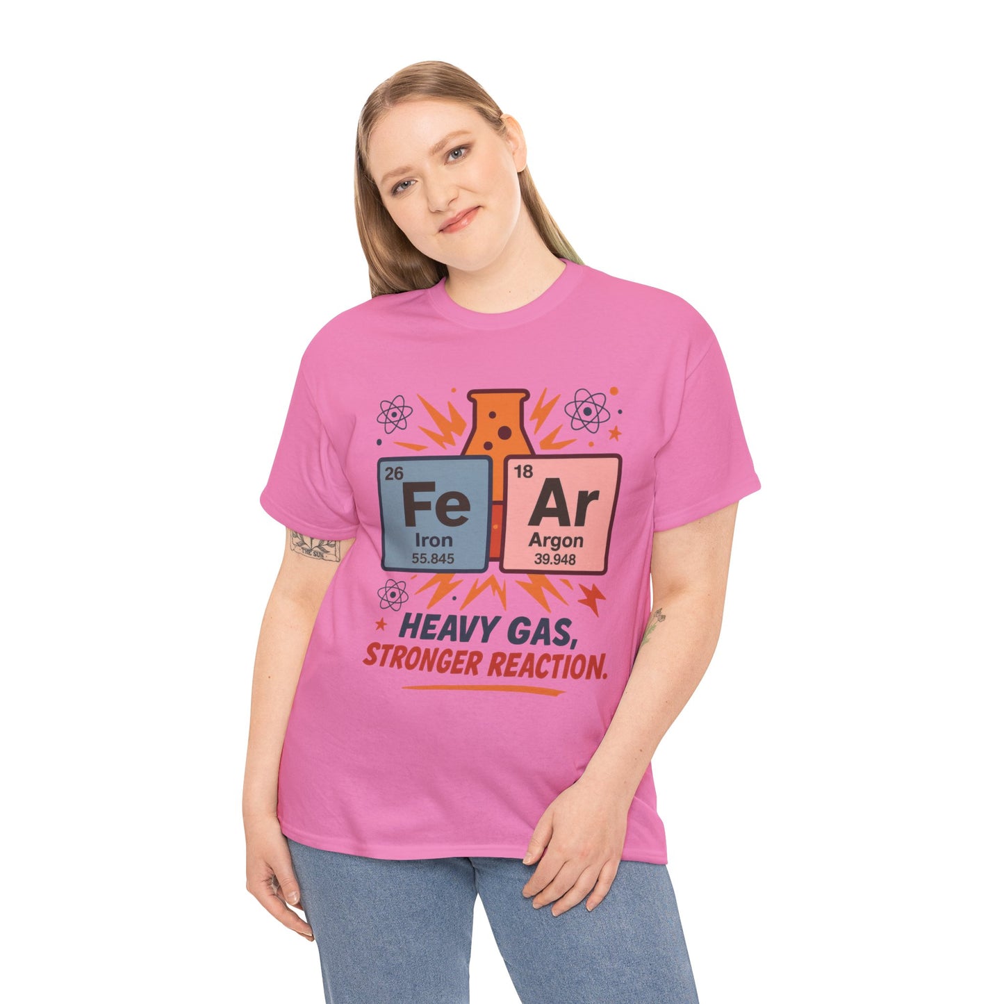Funny Womens Science T-Shirt, FeAr Element Shirt, Chemistry Tee, Gift for Chemistry Lovers, Elements Table Humorous