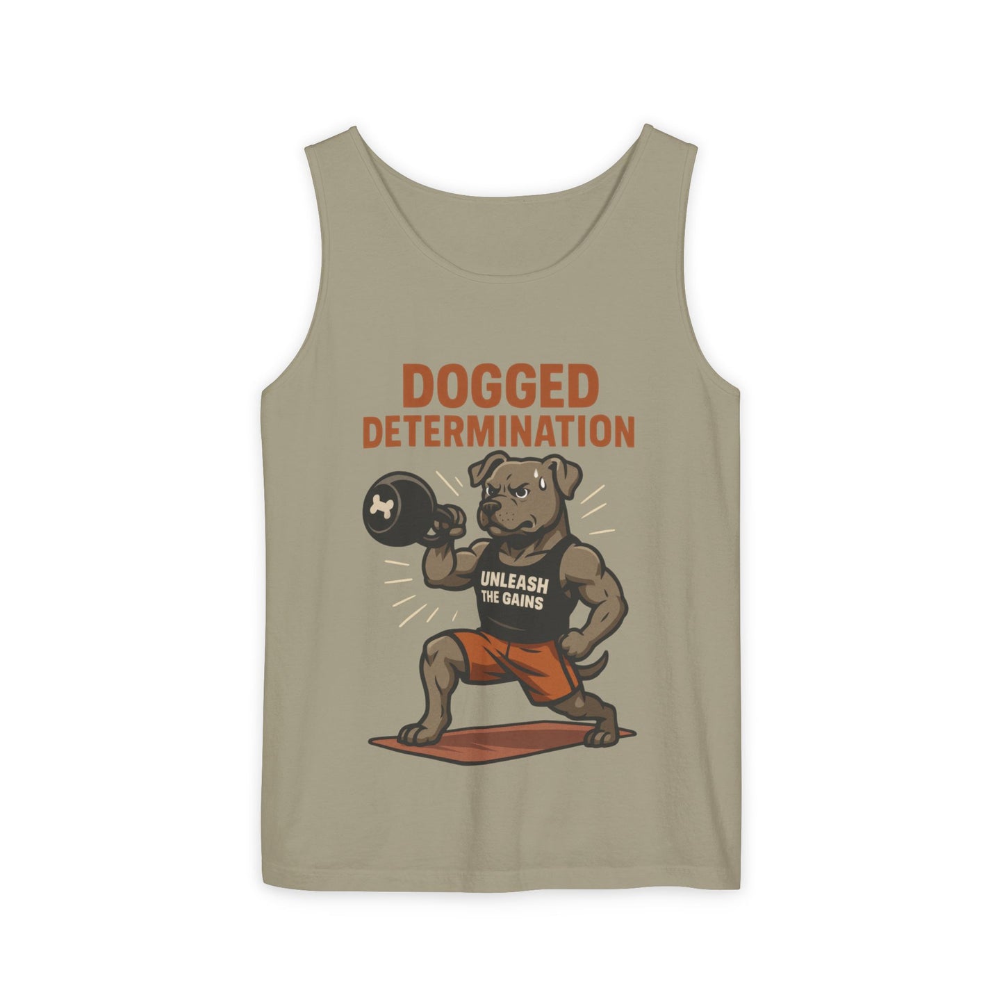 Funny Gym Dog Tank Top for Men, Workout Bulldog Graphic Tee, Fitness Motivation Shirt, Dog Lover Gift, Gym Wear, Fitness Tank Top