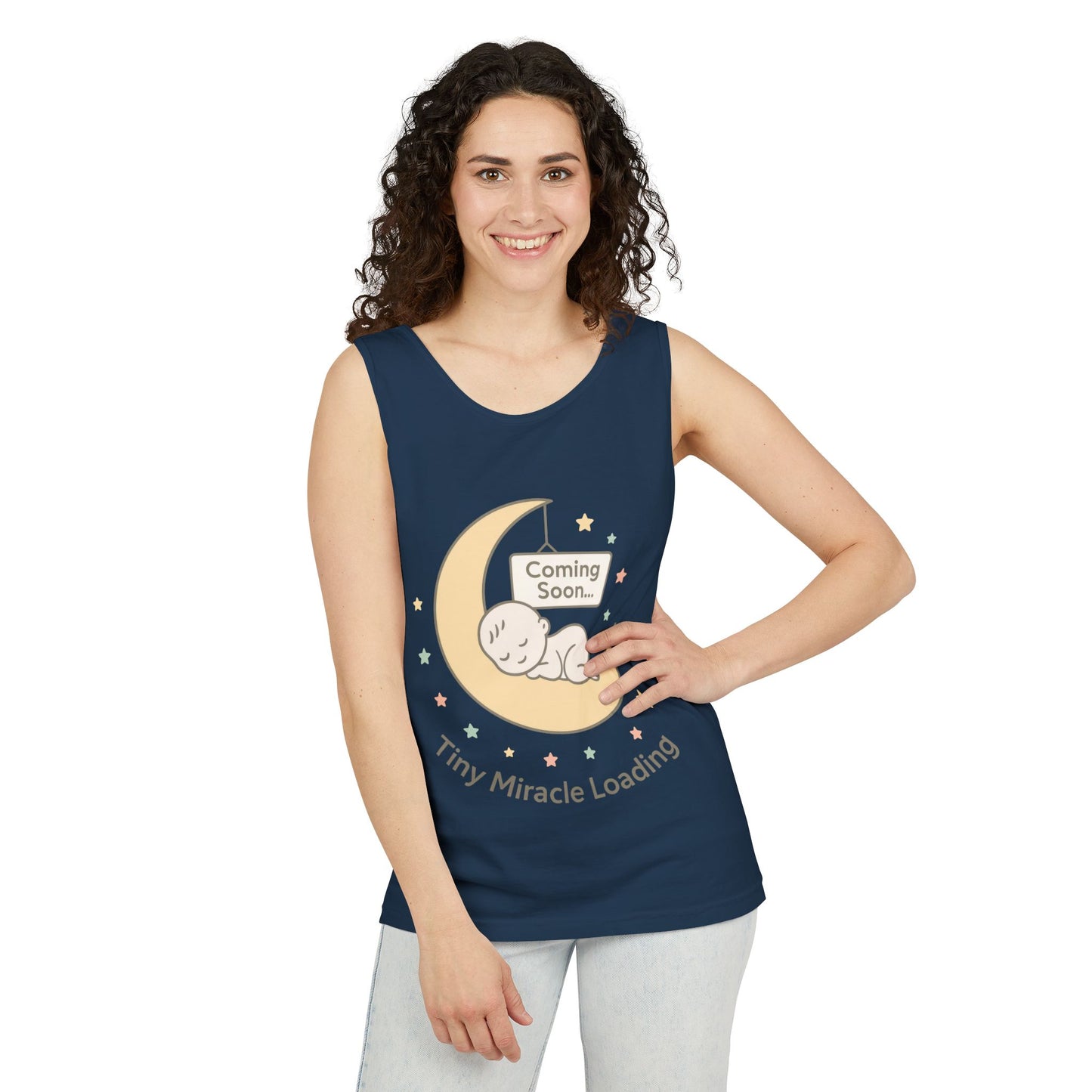 Maternity Tank Top, Coming Soon Pregnancy Announcement Top, Mom To Be Gift, Expecting Baby Reveal Tee, Baby Shower Top, Gender Reveal Top