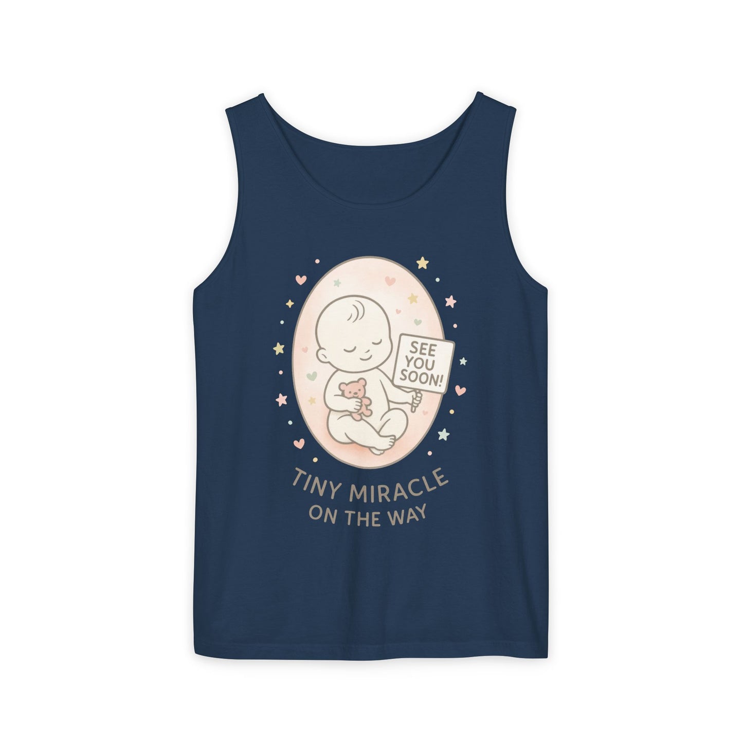 Coming Soon Maternity Tank Top, Cute Baby Pregnancy Announcement Shirt, Expecting Mom Gift, Gender Reveal Tee, Baby Shower Gift