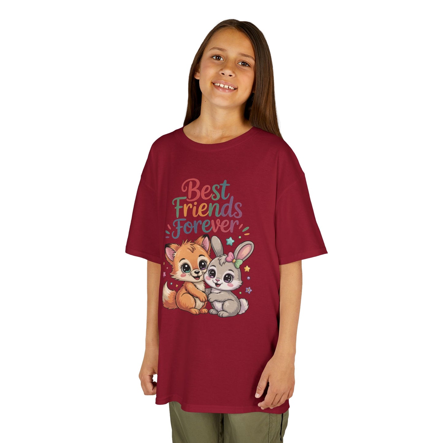 Kids Animal Friends Tee - Best Friends Forever Shirt, Gift for Kids, Toddler T-Shirt, Cute Animal Design, Birthday Gift, Summer Wear