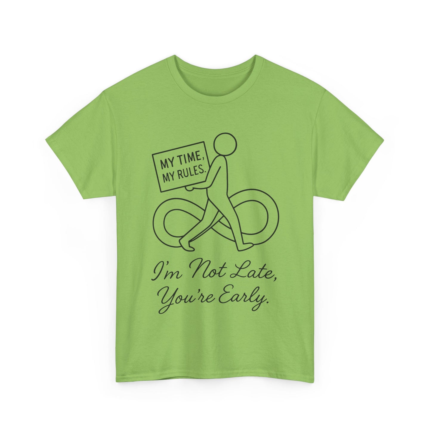 My Time My Rules Women's Heavy Cotton Tee, Funny T-Shirt, Casual Wear, women empowerment tee, confident woman shirt, self love t shirt