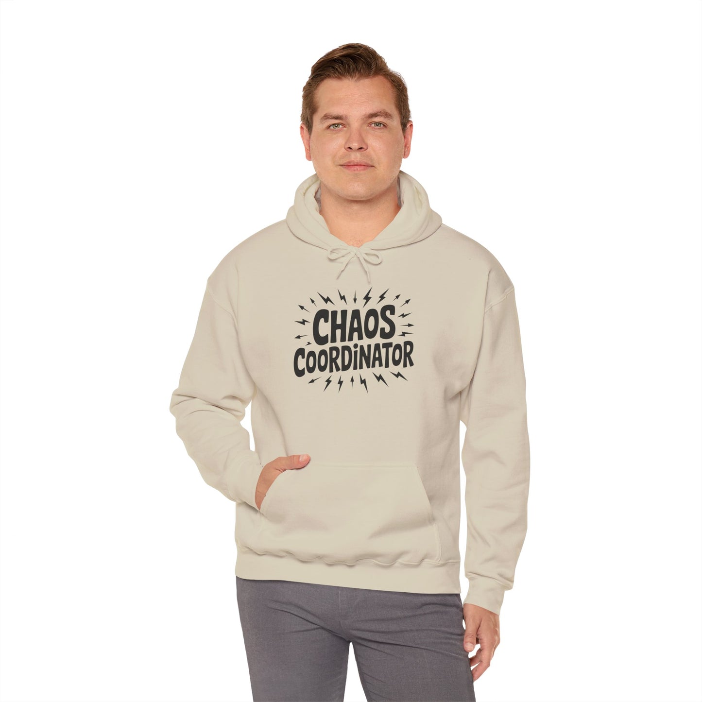 Chaos Coordinator Hoodie, Funny Sweatshirt, Gift for Men, Unisex Pullover, Cozy Winter Clothing, Humor Apparel, Relaxed Fit