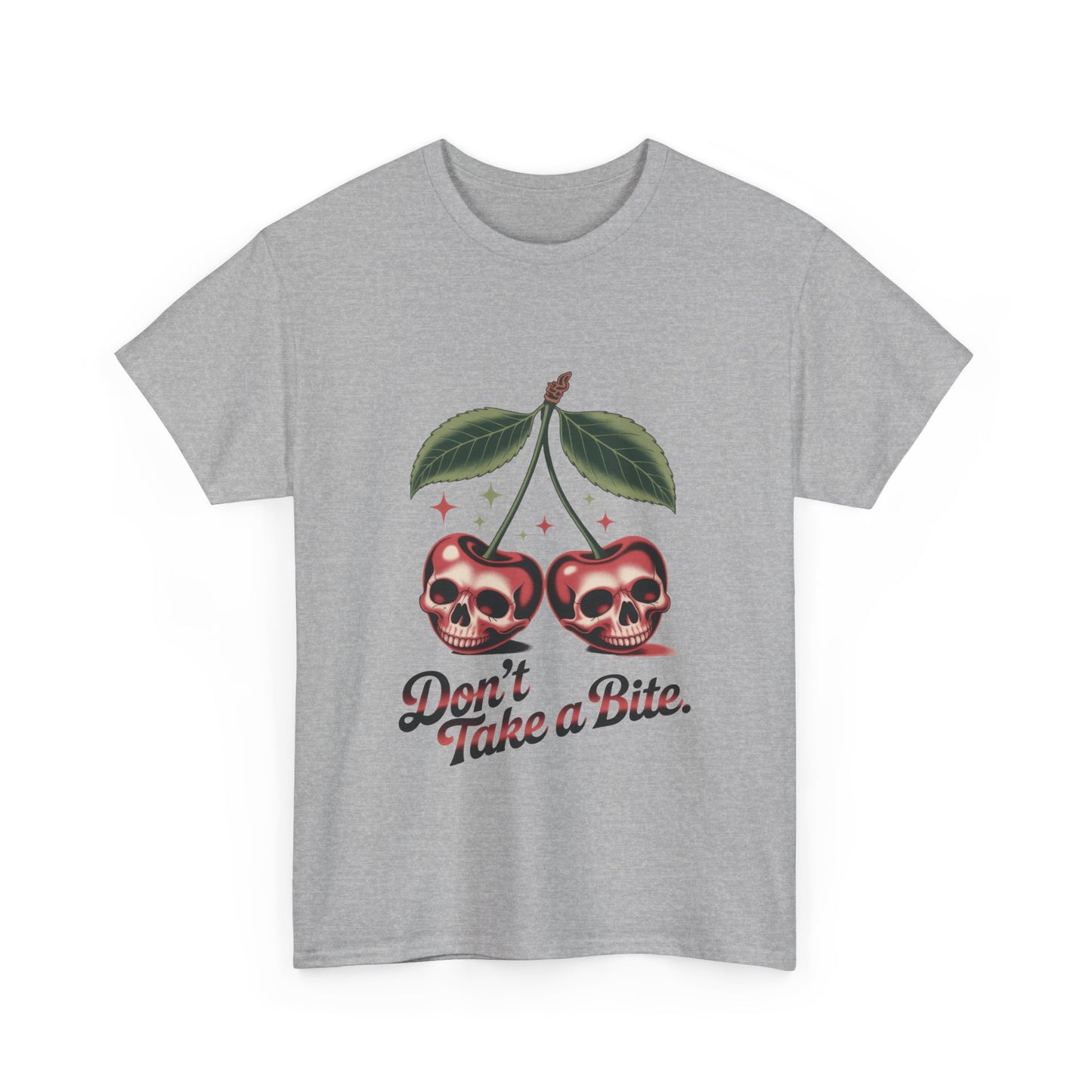 Skull Cherry Womens Graphic Tee, Edgy Tee, Unique Gift, Halloween Apparel, Cute Gothic Fruit Graphic Tee for Women, Funny Dark Style Shirt