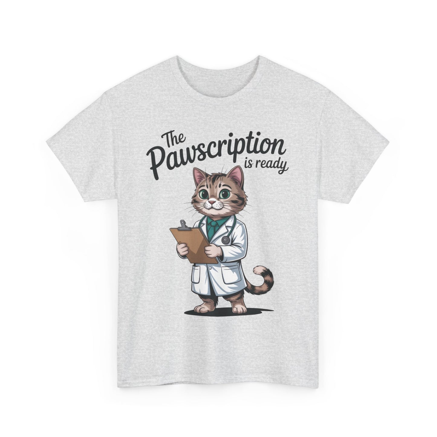 Funny Doctor Cat Tee, Unisex Tee, Veterinary Gift, Medical Student and Medical Workers Gift, Animal Doctor Graphic Tee, Cat Lover Apparel