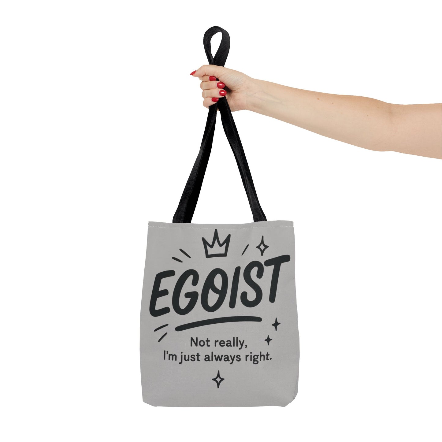 Egoist Tote Bag - Fun, Stylish Shopping Bag, Gift for Friends, Everyday Use, Quote Bag, Casual Chic Essential, Beach Tote