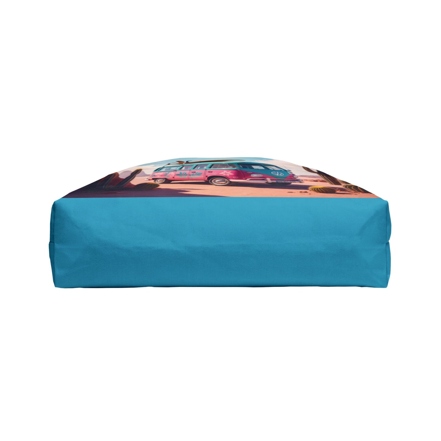 Retro Camper Van Weekender Bag, Desert Road Trip Tote, Colorful VW Bus Travel Bag, Boho Adventure Gift, Boho Beach Bag