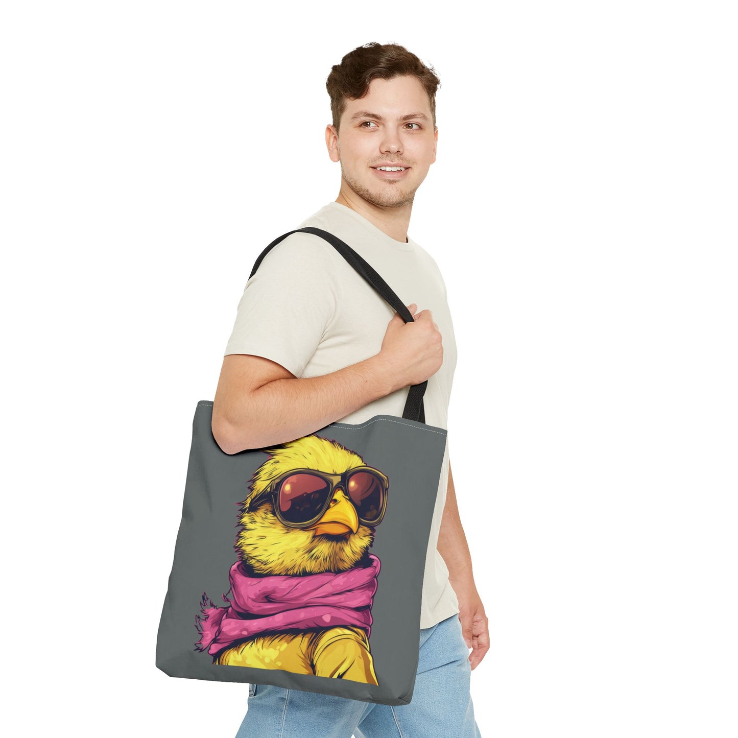 Chic Bird Tote Bag - Trendy Shopping Tote, Eco-friendly Bag, Gift for Animal Lovers, Summer Accessory, Festival Essential, Beach Tote