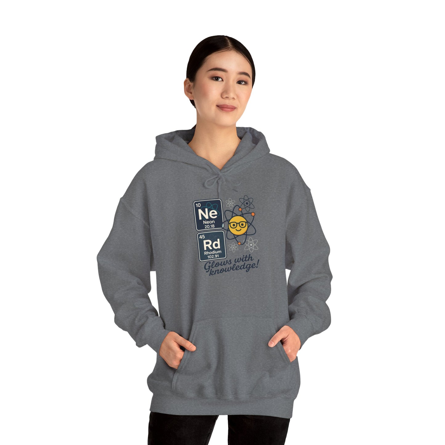 Nerd Hoodie for Women, Science Sweatshirt, Periodic Table Hoodie, STEM Gift for Her, Geek Gift, Science Lover Gift, College Student Clothing