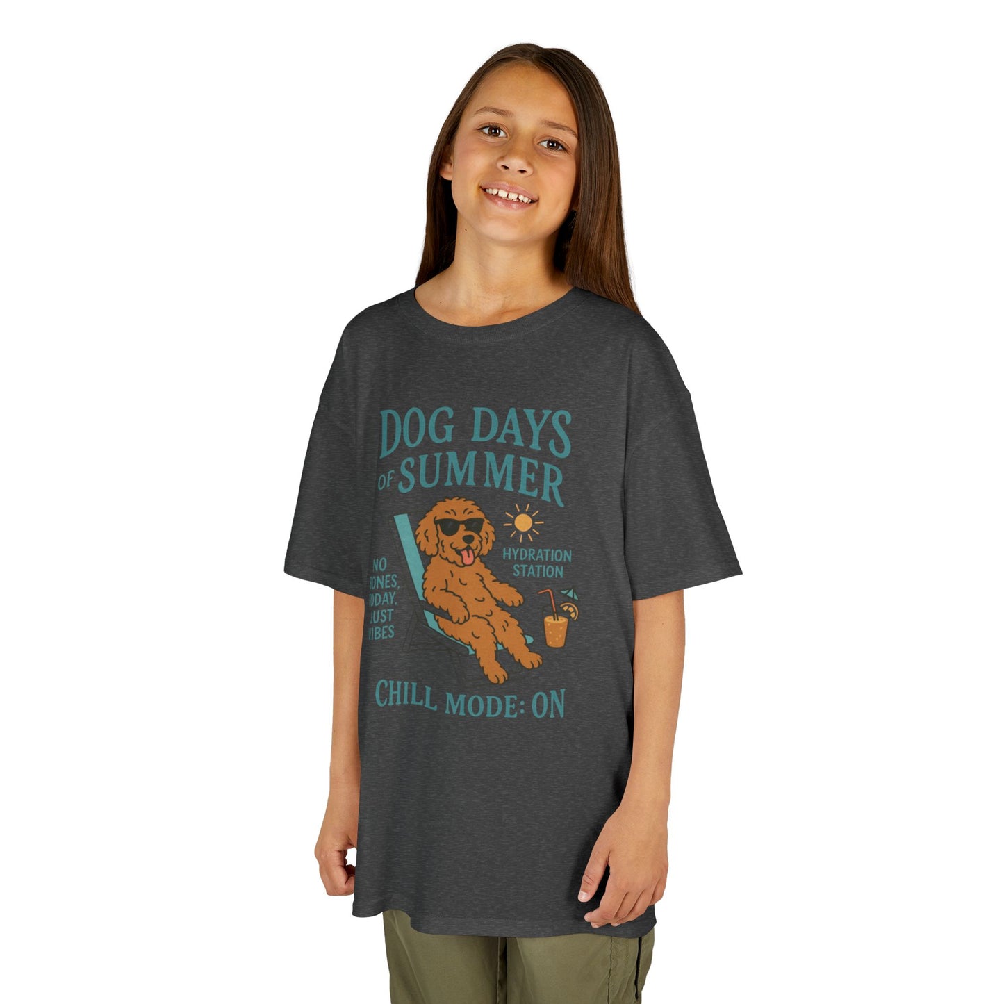 Summer Chill Kids Tee | Fun Playful T-Shirt for Boys & Girls, Perfect for Summer Days, Beach Outings, Gifts, Casual Wear