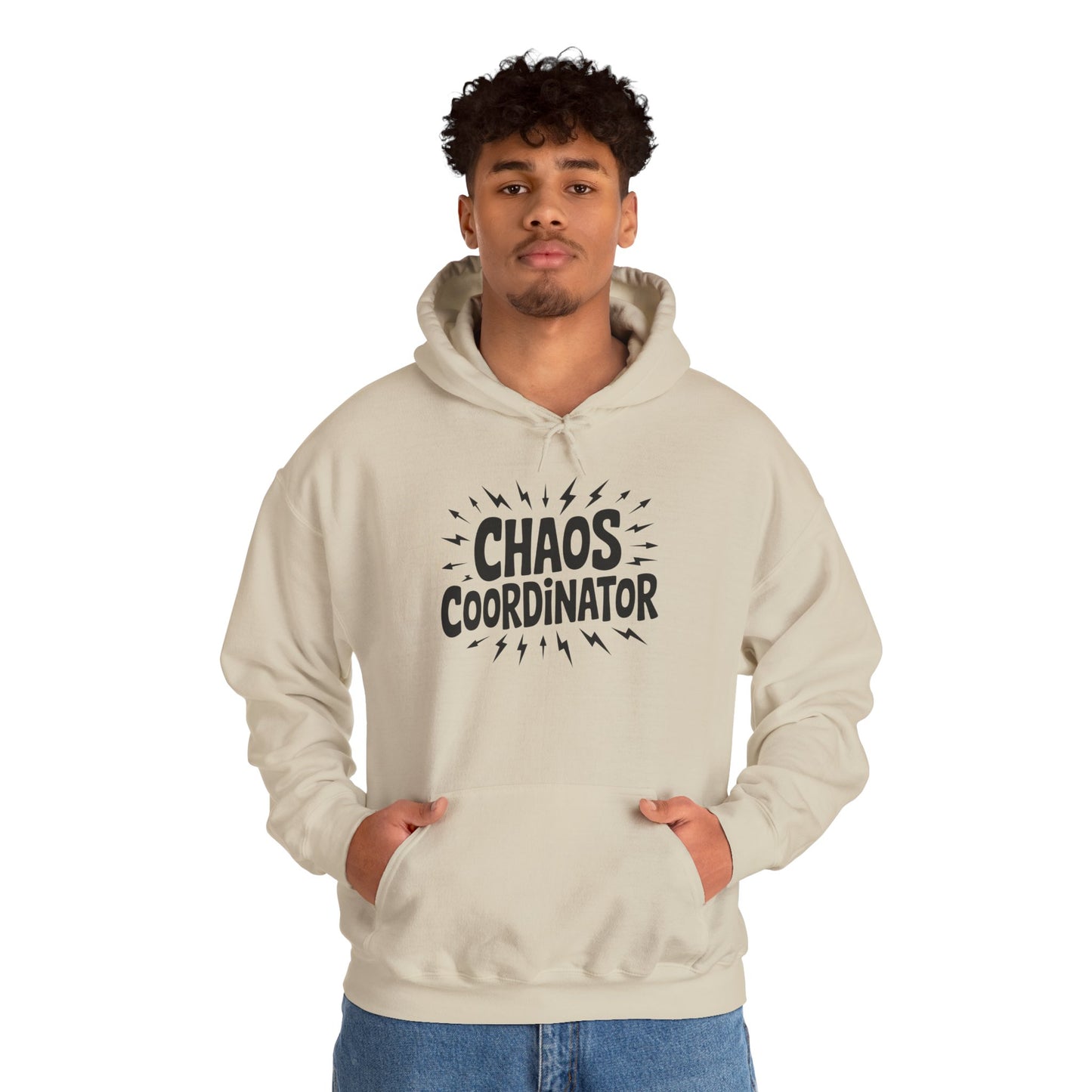 Chaos Coordinator Hoodie, Funny Sweatshirt, Gift for Men, Unisex Pullover, Cozy Winter Clothing, Humor Apparel, Relaxed Fit
