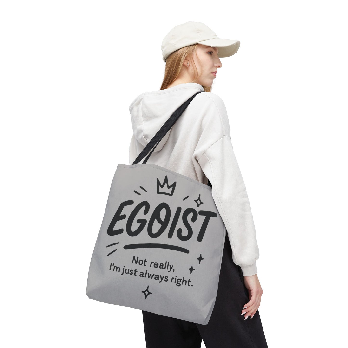 Egoist Tote Bag - Fun, Stylish Shopping Bag, Gift for Friends, Everyday Use, Quote Bag, Casual Chic Essential, Beach Tote