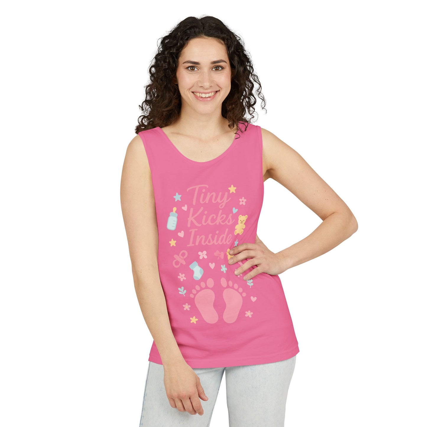 Maternity Tank Top Pregnancy Announcement Shirt, Cute Mom To Be Gift, Expecting Baby Gift, Pregnancy Reveal Top, Baby Shower Shirt