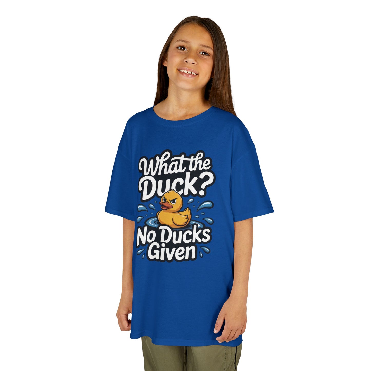 Funny Teen Duck Shirt, Kids Humor Tee, What The Duck Meme Tee, No Ducks Given Youth Tee, Sarcastic Rubber Duck Shirt, Cool Gift For Teens
