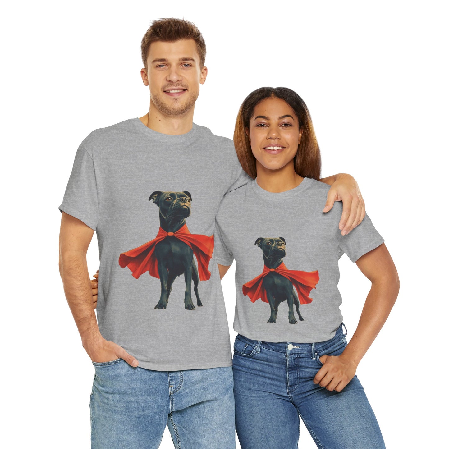 Superhero Dog Tee - Playful Pet Shirt, Gift for Dog Lovers, Fun Casual Wear, Perfect for Birthdays