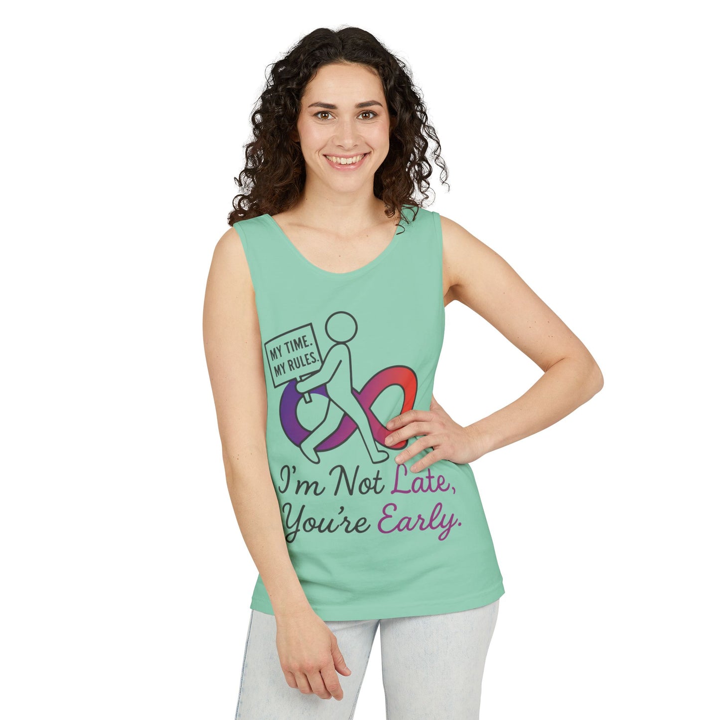 My Time My Rules Womens Tank Top, Funny T-Shirt, Casual Wear, women empowerment tee, confident woman shirt, self love t shirt