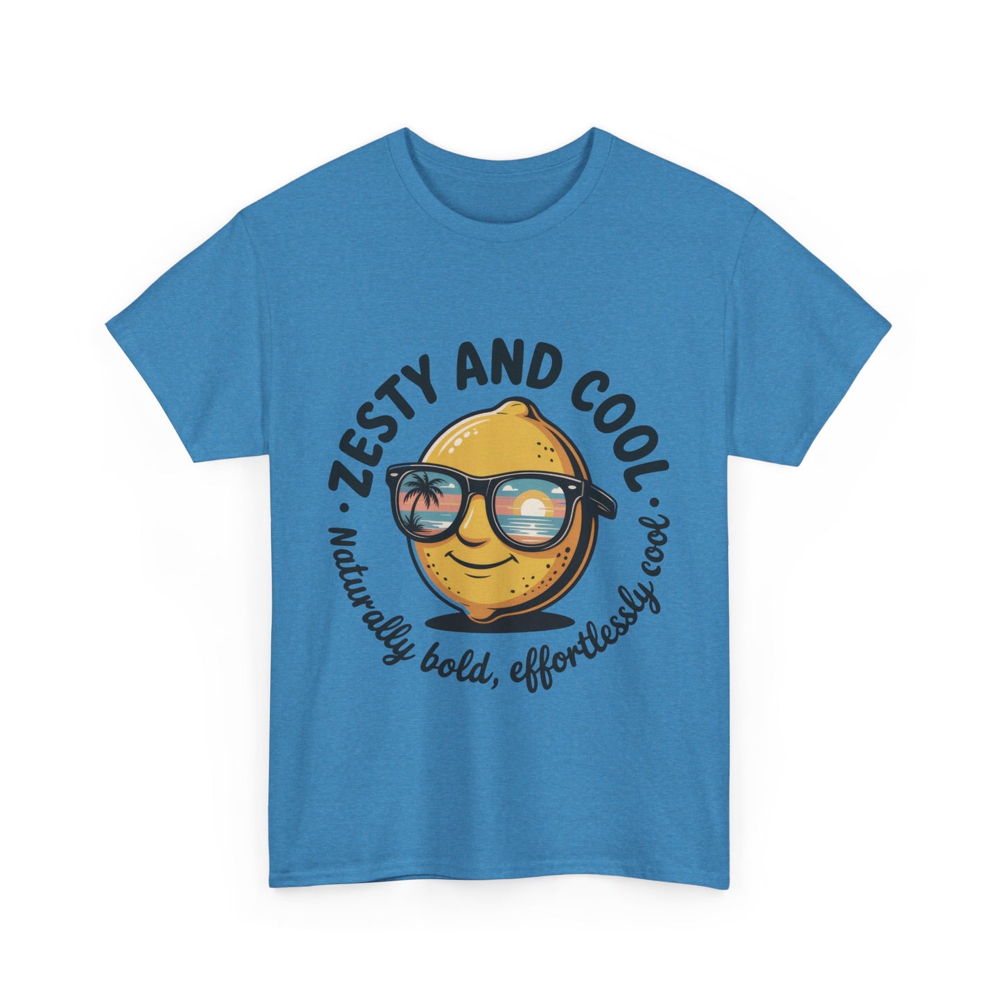 Zesty and Cool Mens Tee, Stylish Casual Shirt, Summer Outing Apparel, Fun Gift for Friends, Lemon Graphic T-Shirt, Birthday Present Idea