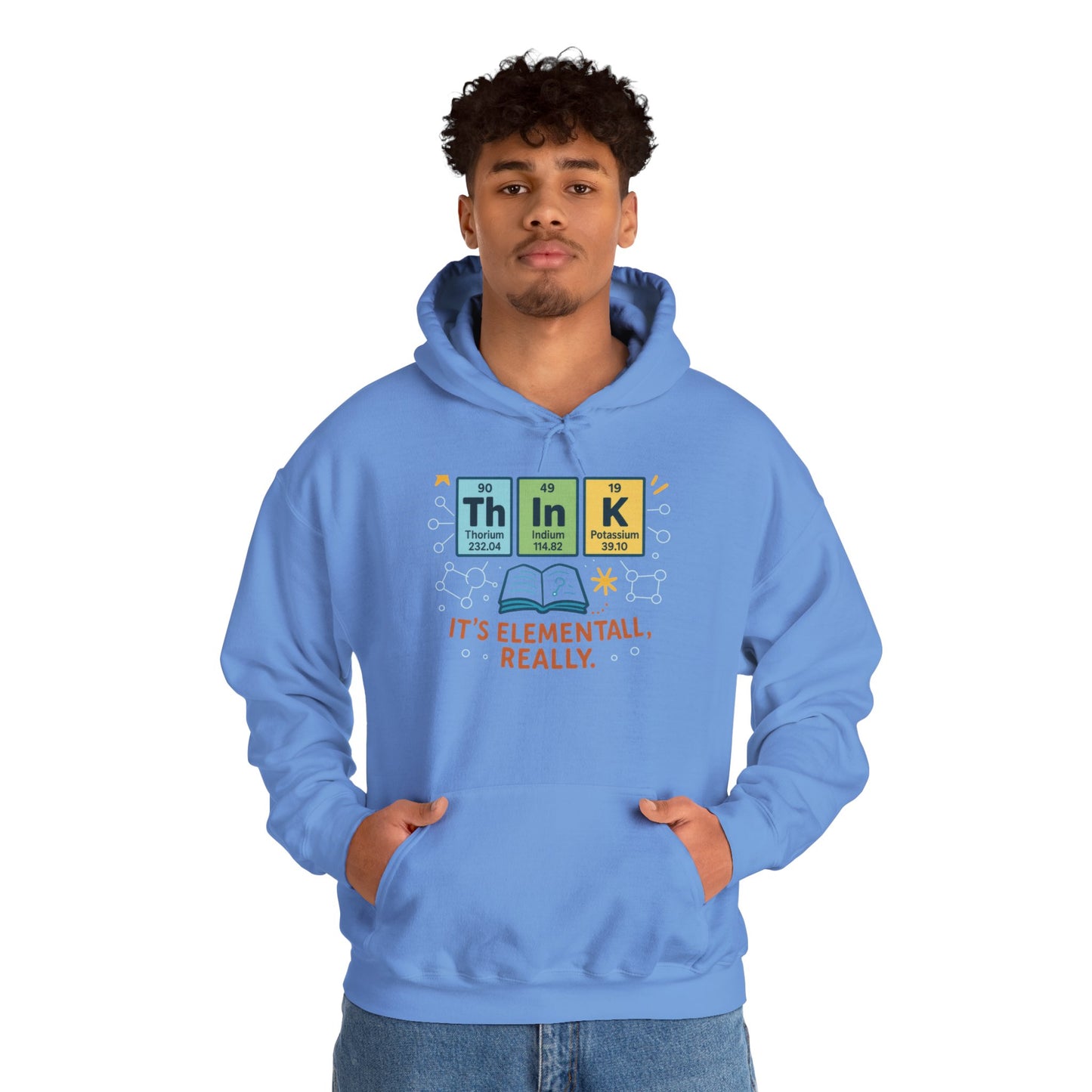 Science Hoodie for Men, Funny Nerd Hoodie, Element of Humor Sweatshirt, Science Lover Gift for Him, Chemistry Lover Gift
