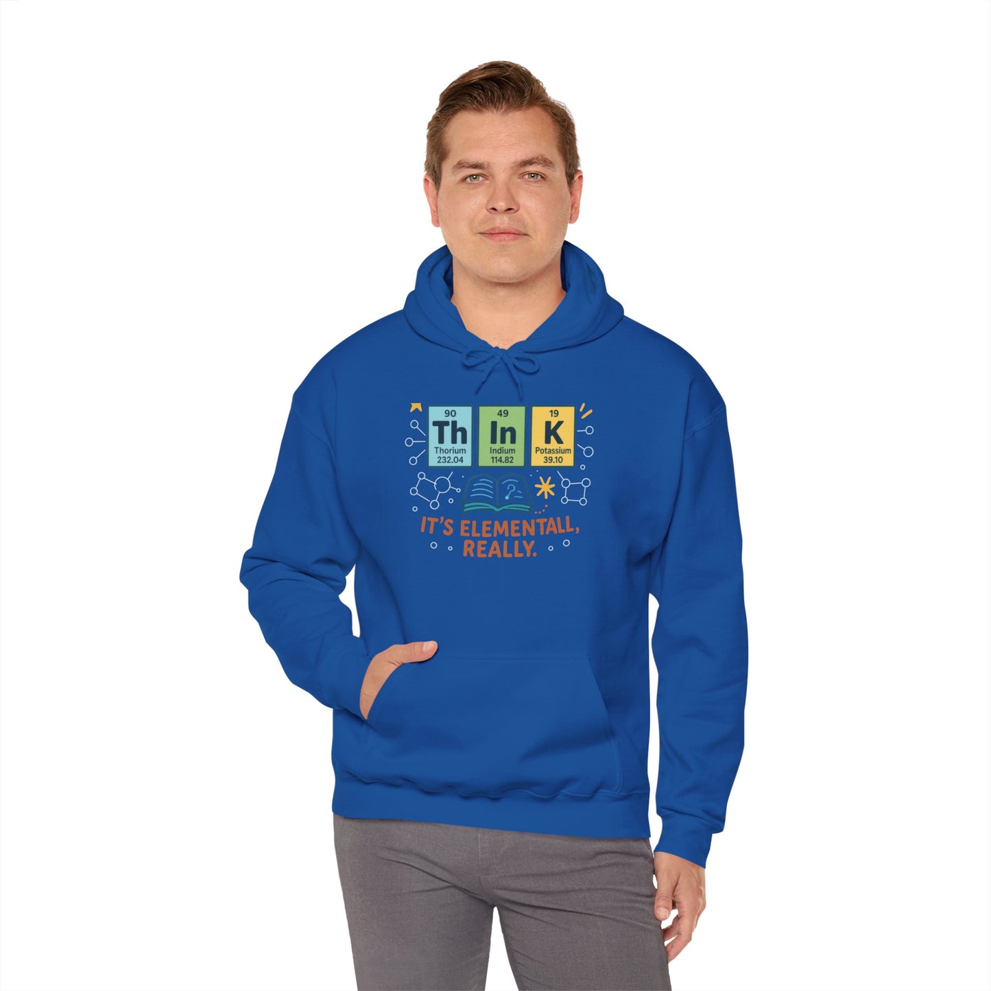 Science Hoodie for Men, Funny Nerd Hoodie, Element of Humor Sweatshirt, Science Lover Gift for Him, Chemistry Lover Gift