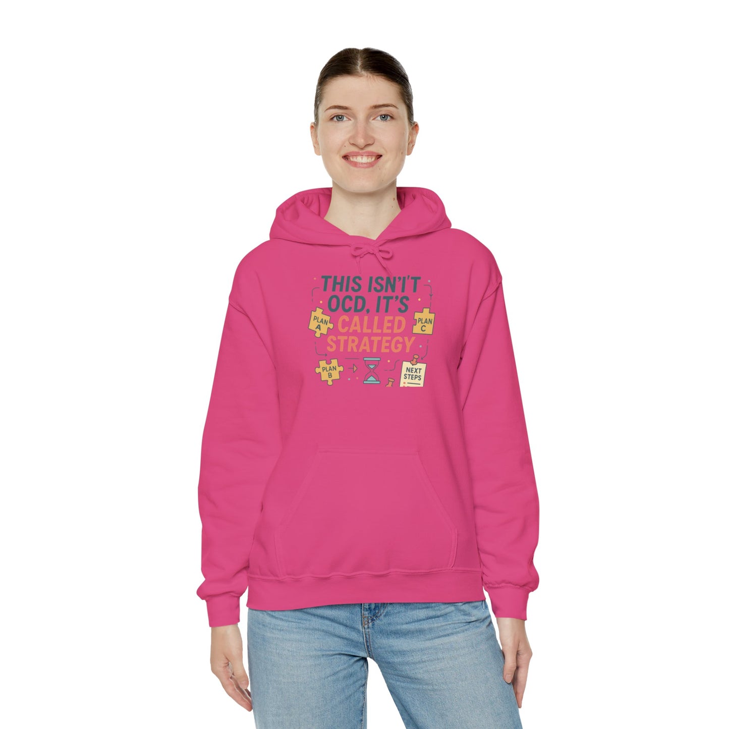 Strategic Humor Hoodie, Unisex Sweatshirt, Gift for Strategists, Funny Hoodie, Planner Gift, Cozy Stylish Sweatshirt, Relaxed Fit Hoody