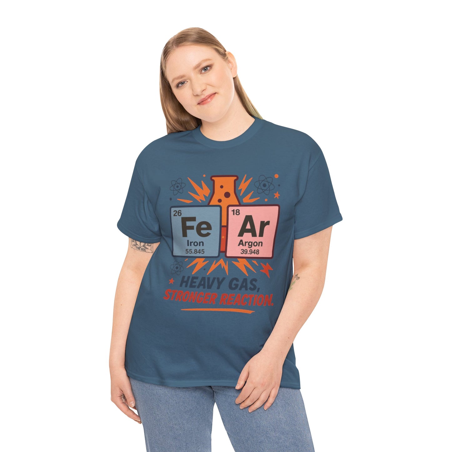 Funny Womens Science T-Shirt, FeAr Element Shirt, Chemistry Tee, Gift for Chemistry Lovers, Elements Table Humorous