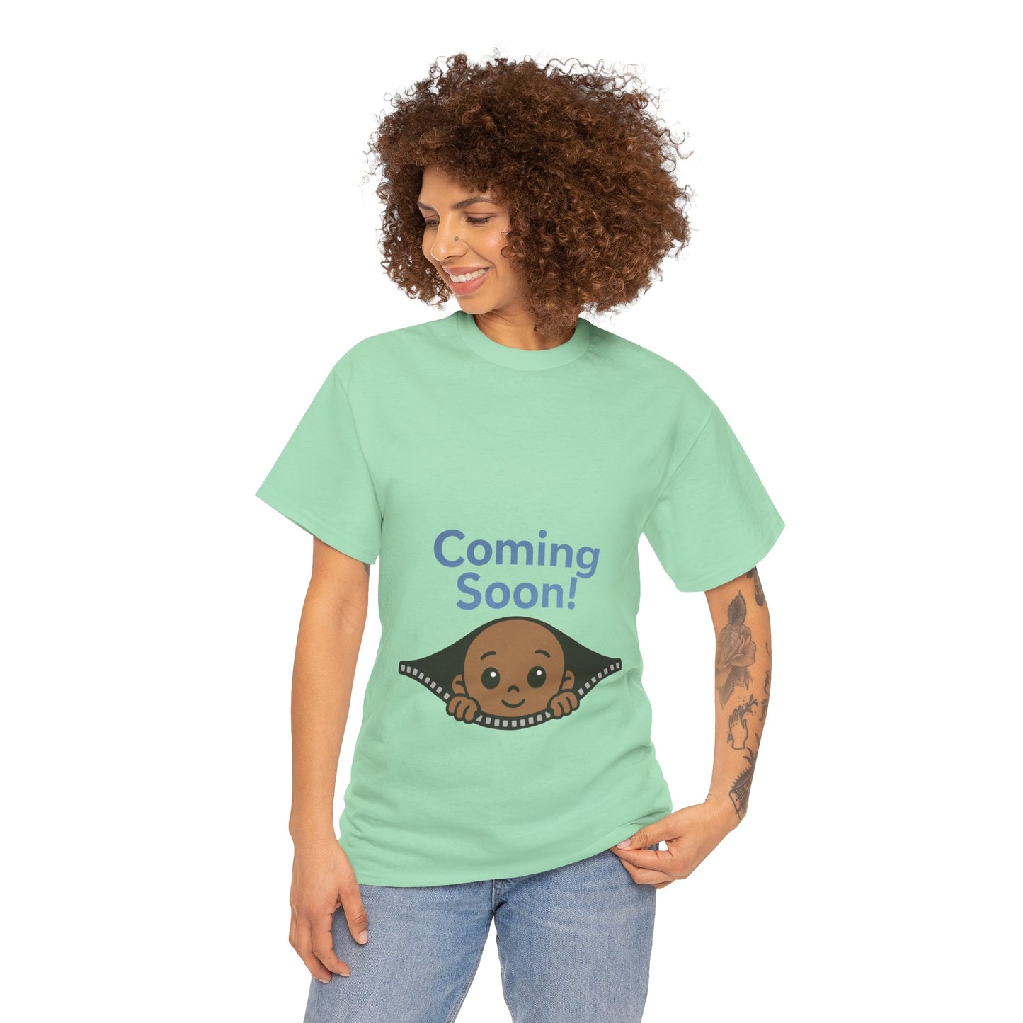 Coming Soon Maternity Tee, Cute Baby Boy Pregnancy Announcement Tee, Funny Expecting Mom Gift, Gender Reveal Tee, Baby Shower Top