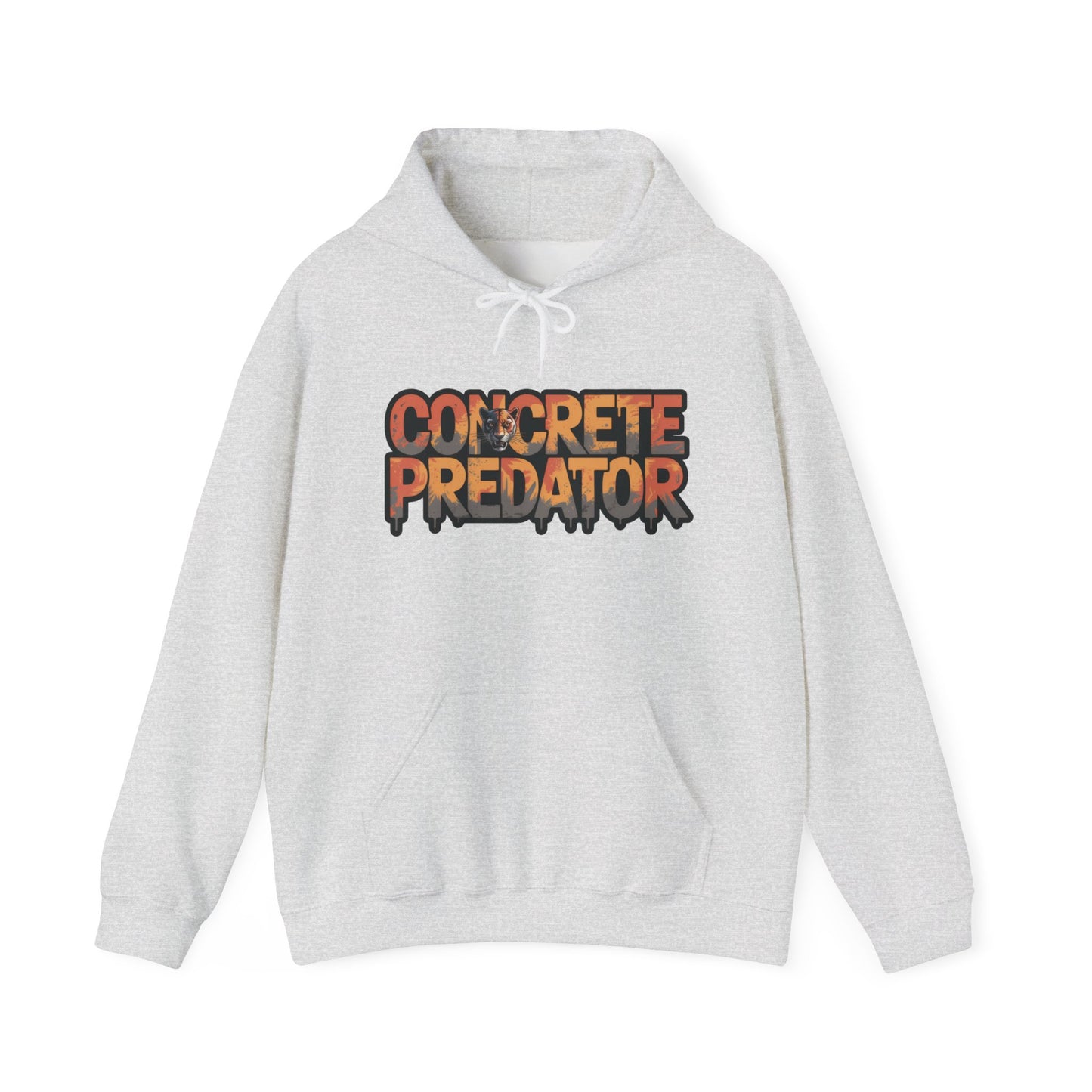 Mens Heavy Blend™ Hooded Sweatshirt, Concrete Predator Panther Hoodie Mens Urban Streetwear