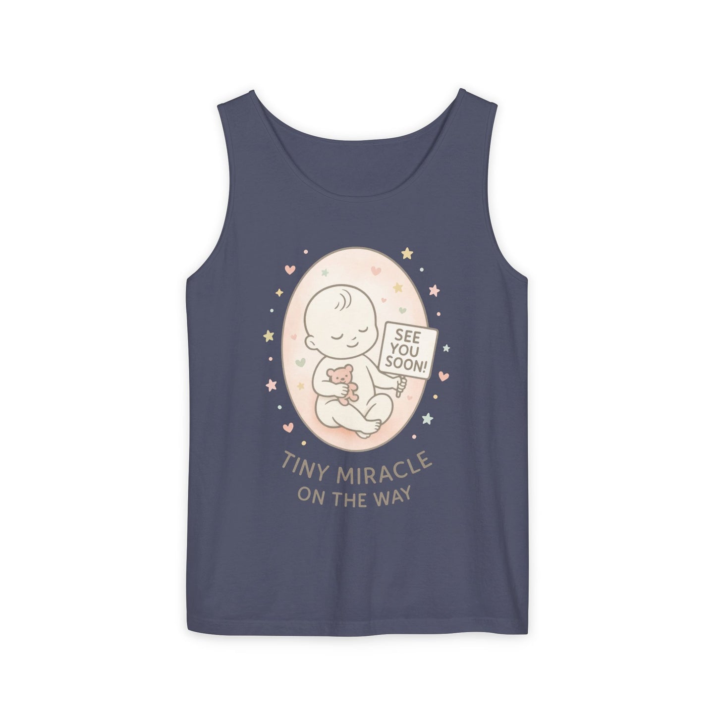 Coming Soon Maternity Tank Top, Cute Baby Pregnancy Announcement Shirt, Expecting Mom Gift, Gender Reveal Tee, Baby Shower Gift