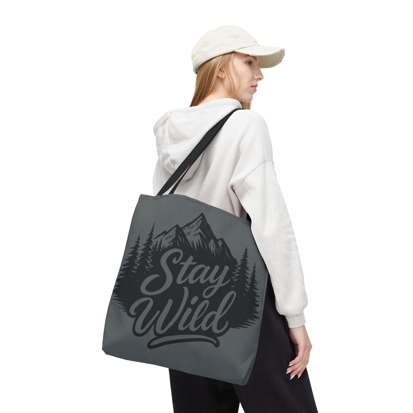 Stay Wild Tote Bag | Eco-friendly Shopping Bag, Adventure Tote, Outdoor Enthusiast Gift, Stylish Carryall, Perfect for Summer Adventures