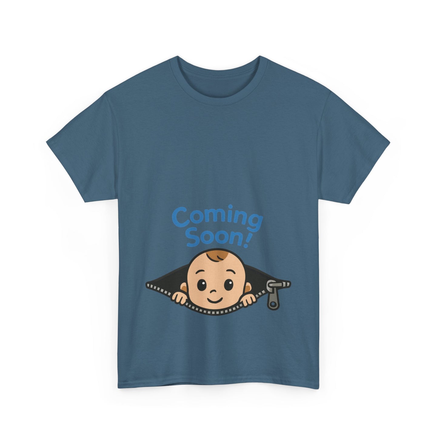 Coming Soon Maternity Tee, Cute Baby Boy Pregnancy Announcement Tee, Funny Expecting Mom Gift, Gender Reveal Tee, Baby Shower Top