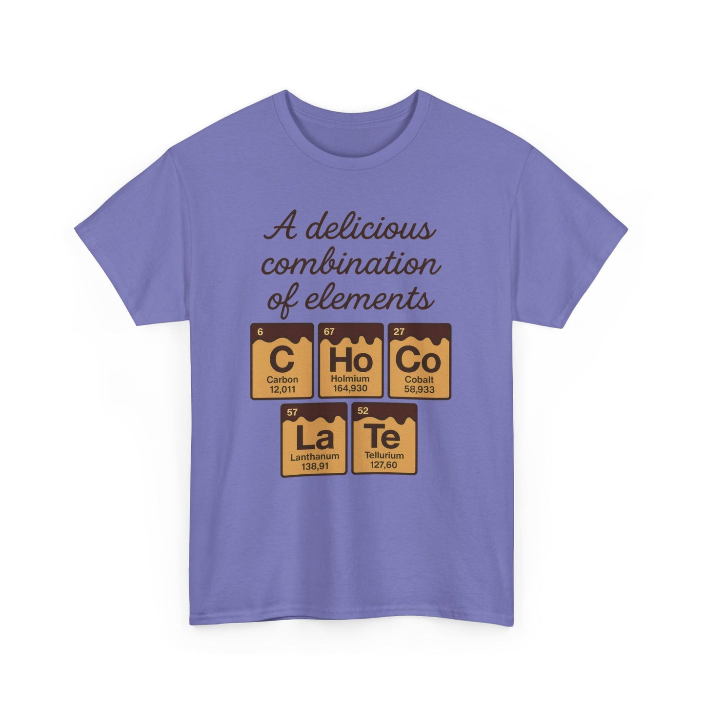 Funny Womens Chocolate T-Shirt, Element Shirt, Sweet Science Gift for Her, Science Humor Shirt, Geeky Gift, Chemistry Inspired Tee