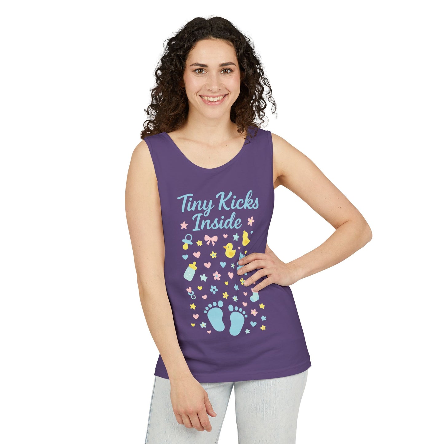 Maternity Tank Top Pregnancy Announcement Shirt, Cute Mom To Be Gift, Expecting Baby Gift, Pregnancy Reveal Top, Baby Shower Shirt